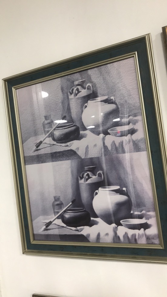 静物素描 · 陶罐与瓷碗 课堂范画